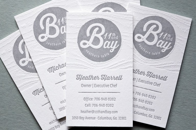 11th and Bay Southern Table Restaurant Business Card