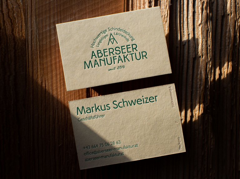 Aberseer manufacture_business card