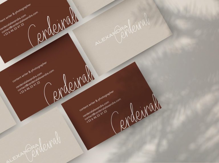 Alexandra Cerdeiral business card
