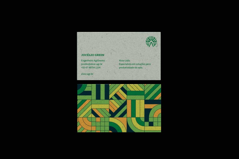 Alvor agricultural business card