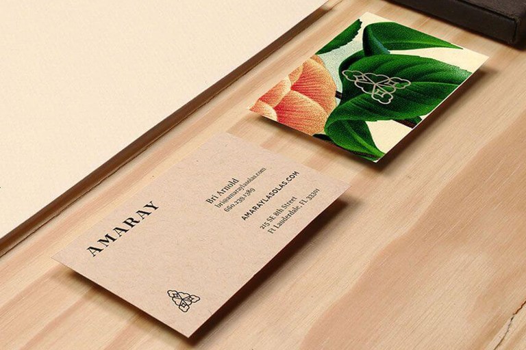 Amaray apartment business card_4