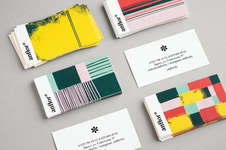 anflor florist business card