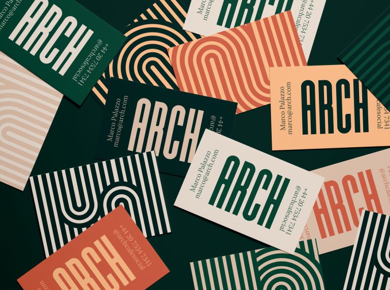 Arch Cafe Business Cards