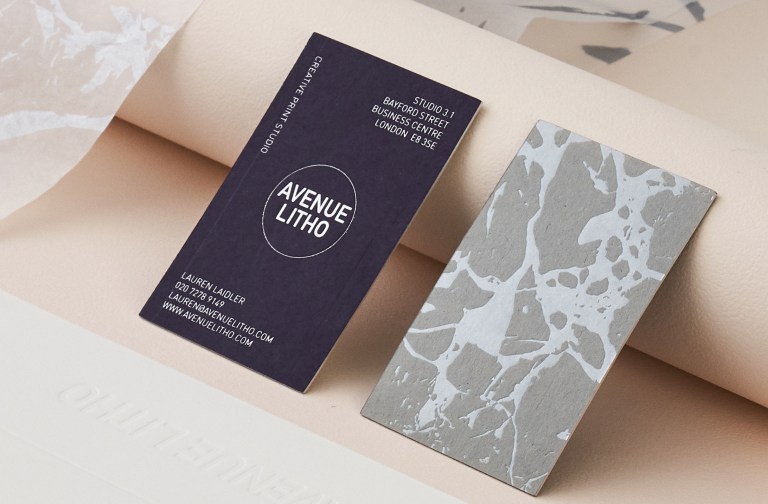 Avenue Litho businesscards