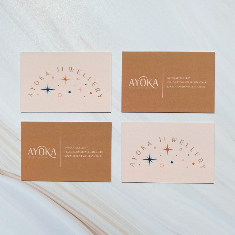Ayoka Jewellery businesscard