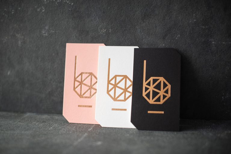 B Salon business cards