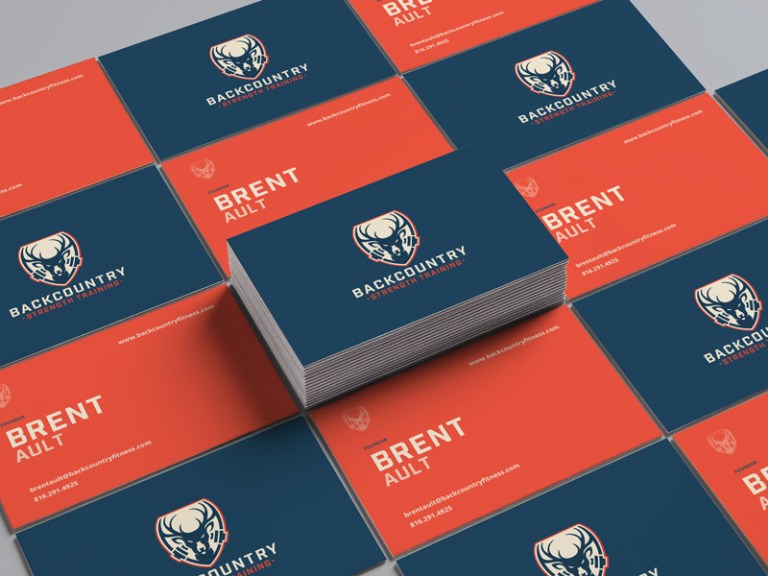 Backcountry fitness business card
