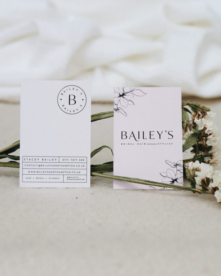 Bailey’s Northampton business card