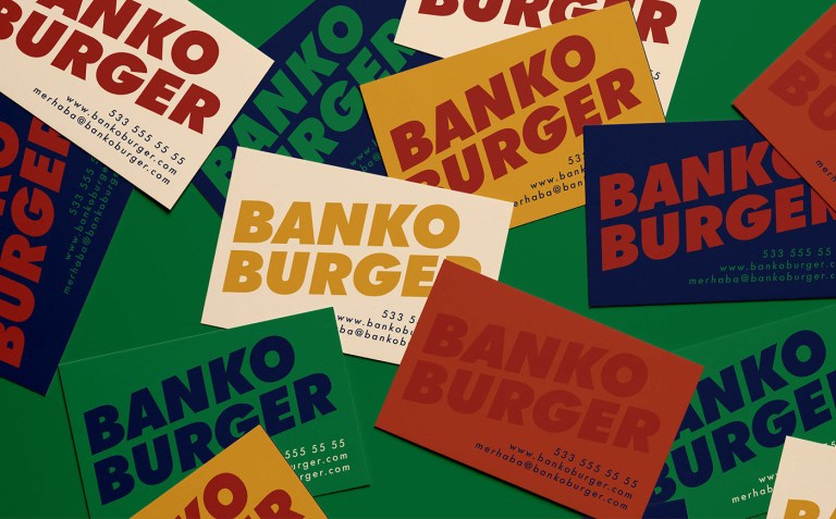 Bankor Burger business cards