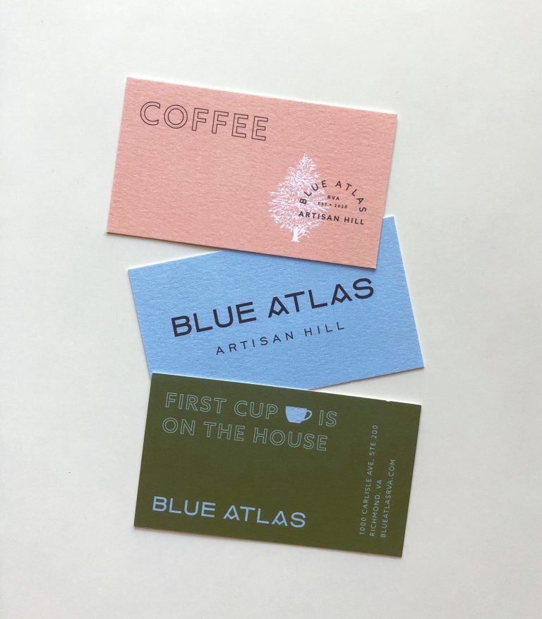 Blue Atlas business card
