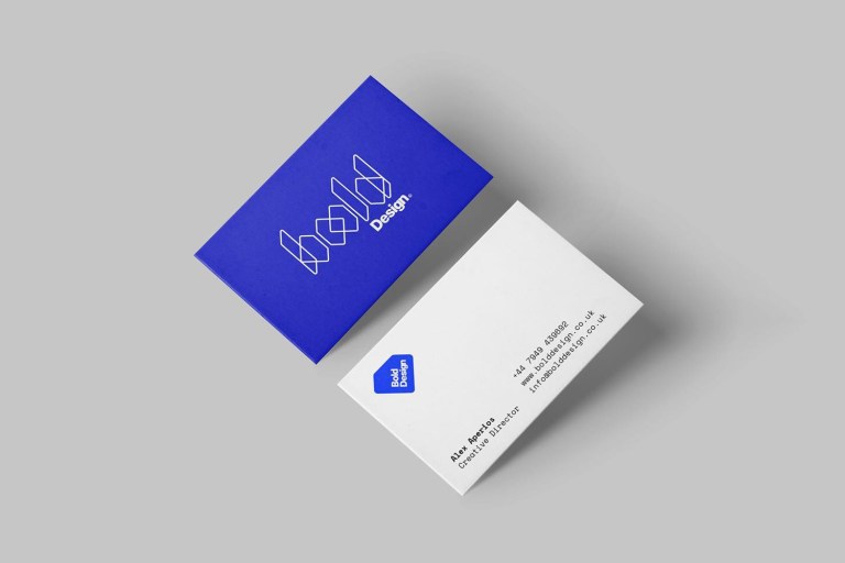 Bold Design Agency Business Card