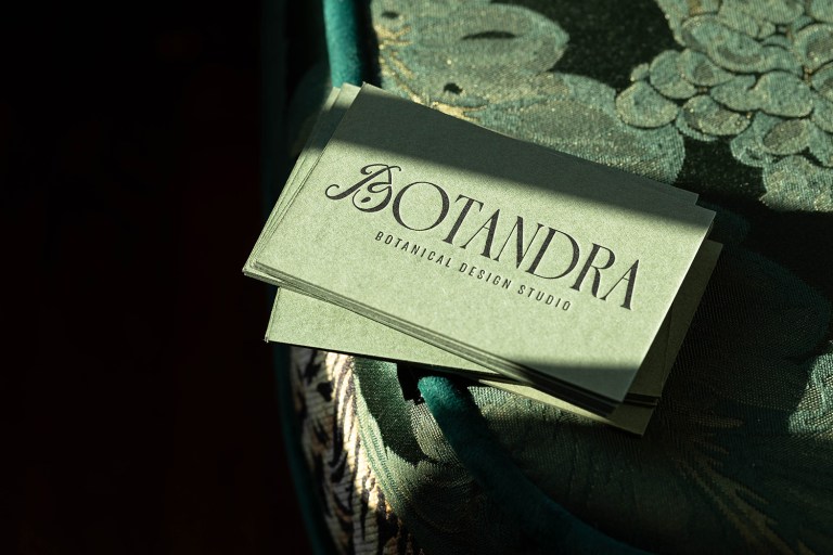 Botandra Plant Interior Design Business Card