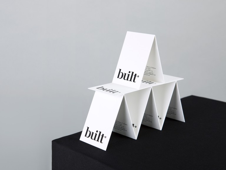 Built architect business cards