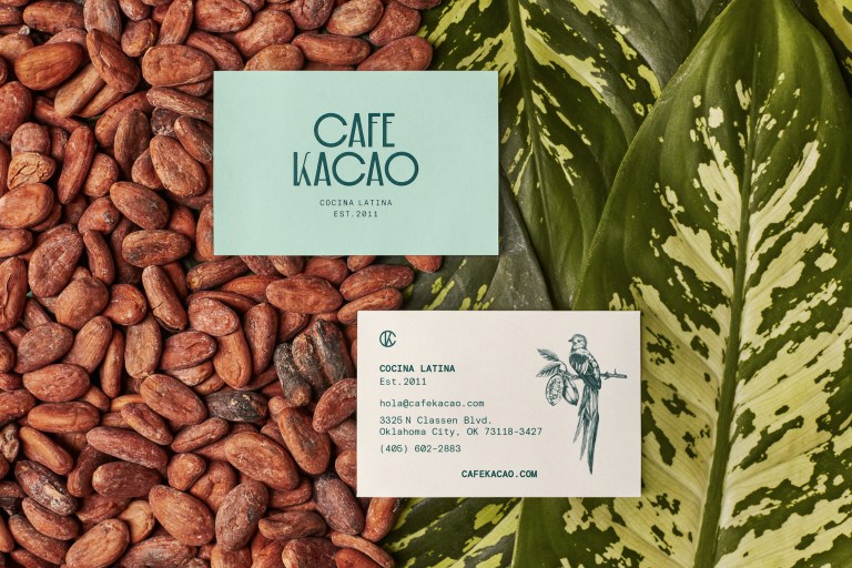 Cafe Kacao business card