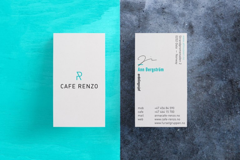 Cafe Renzo business cards