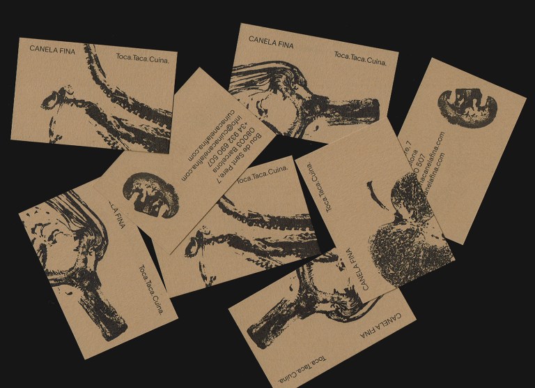 Canela Fina Gastronomic business cards