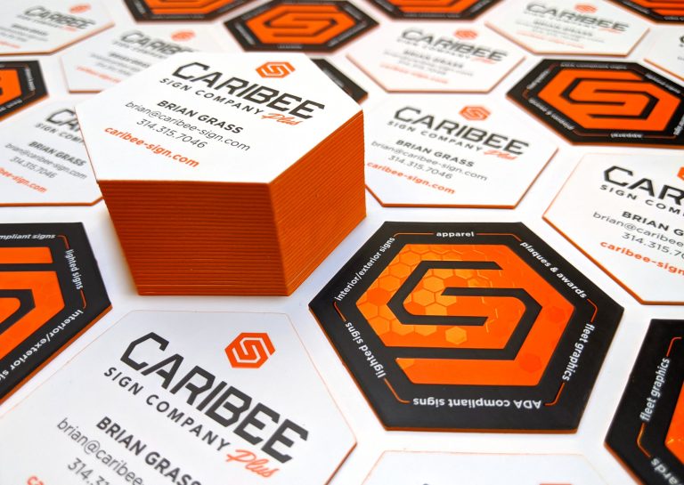 Caribee business cards