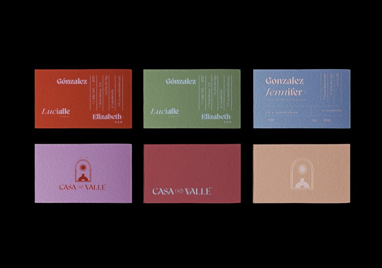 Casa del Valle business cards