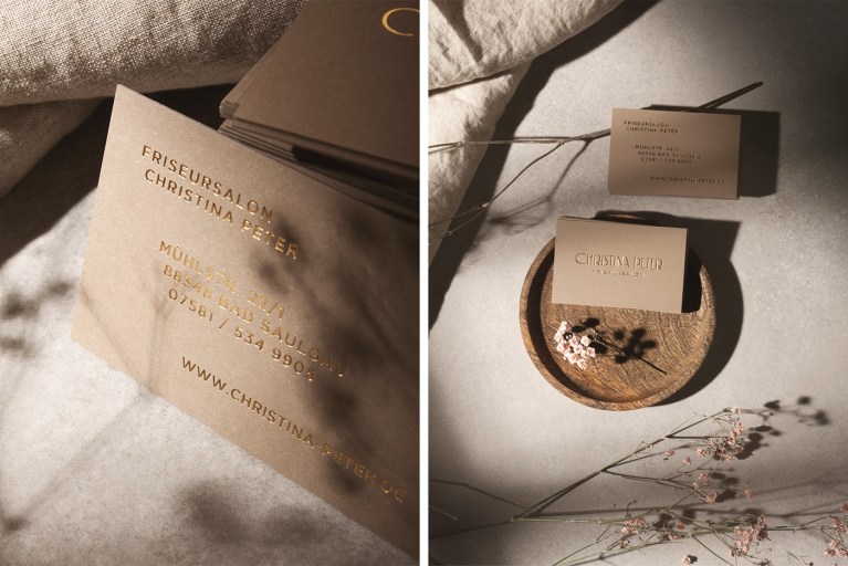 Christina Peter business card