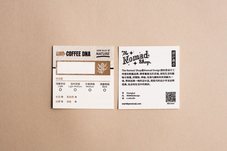 Coffee DNA business card