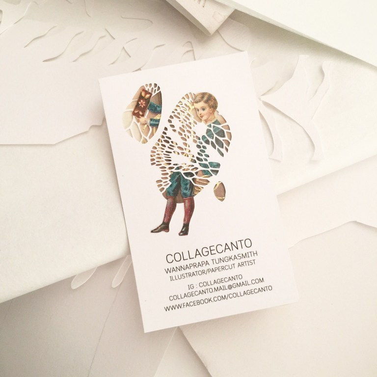 collagecanto artist business card