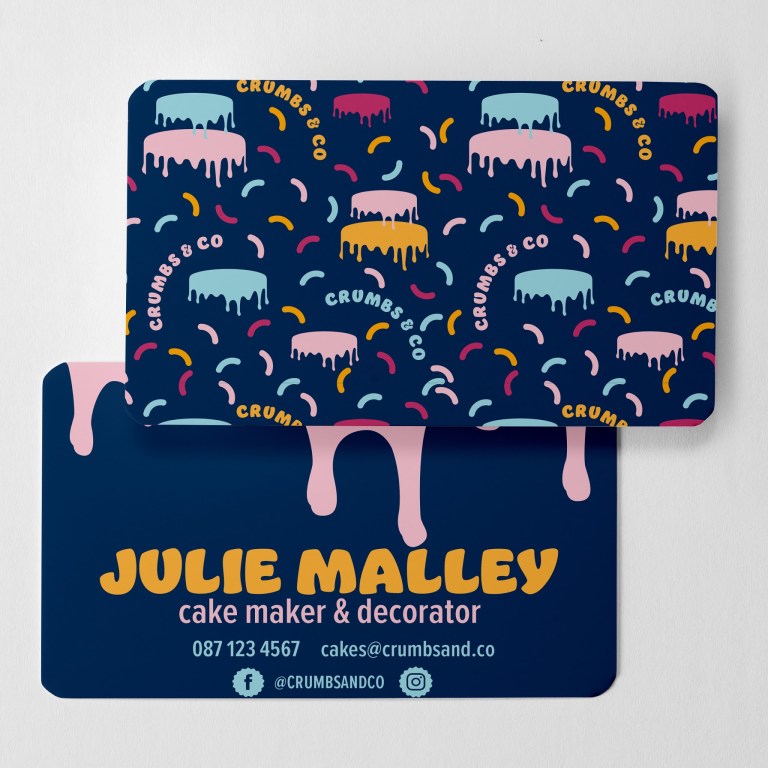 Crumbs & Co business card
