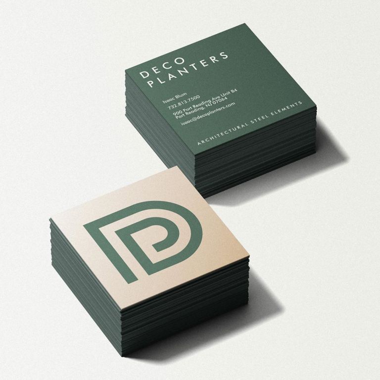 Deco Planters business card