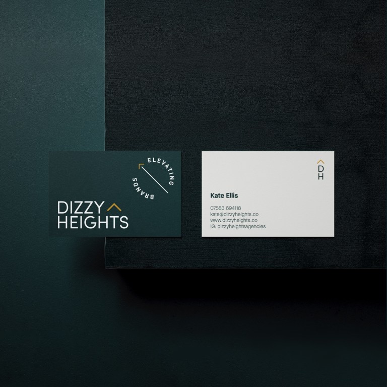 Dizzy Heights business card