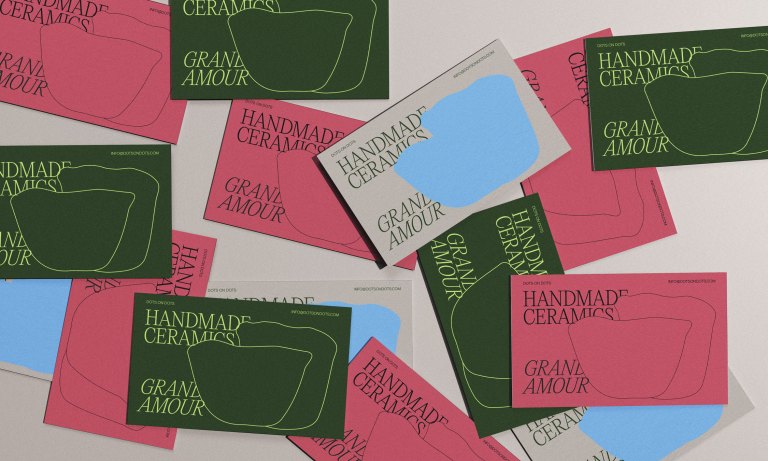 Dots on Dots Business Cards