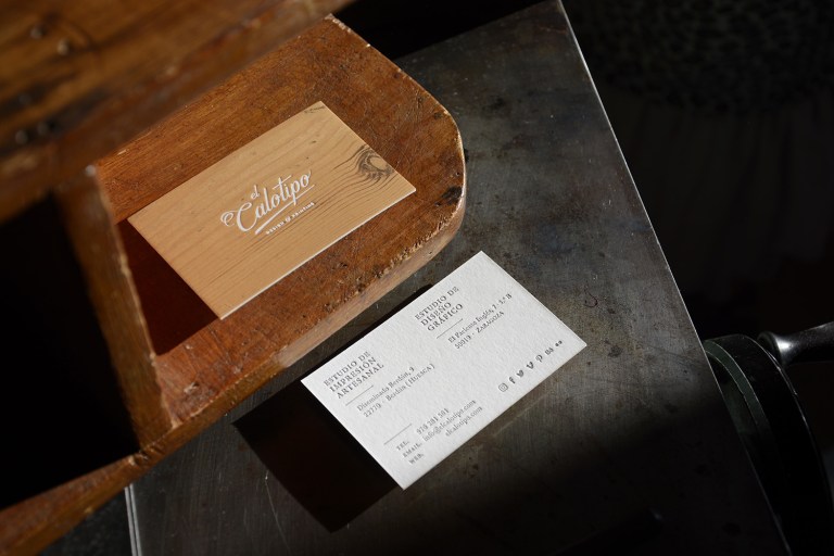 El Calotipo business card