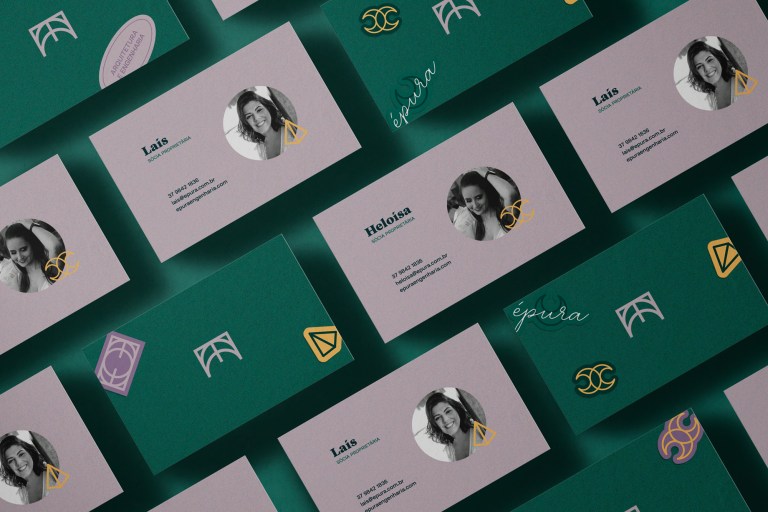 Epura architecture business cards