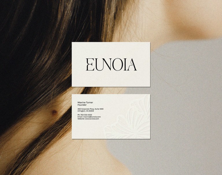 Eunoia business card design
