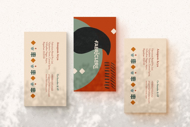 Fabriclore business card