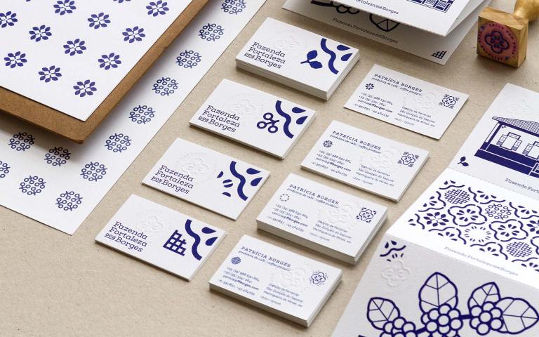 Fazenda Fortaleza dos Borges business cards