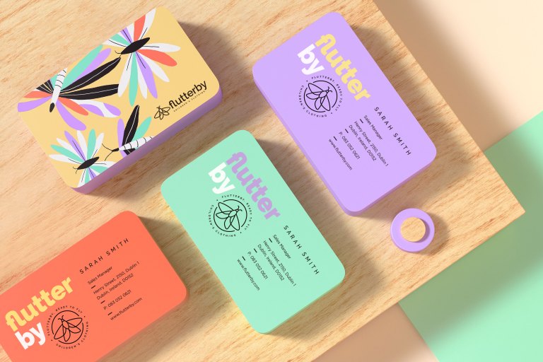 Flutterby business cards
