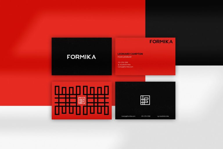 Formika business cards