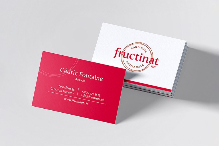 Fructinat Sàrl Jam Business Cards
