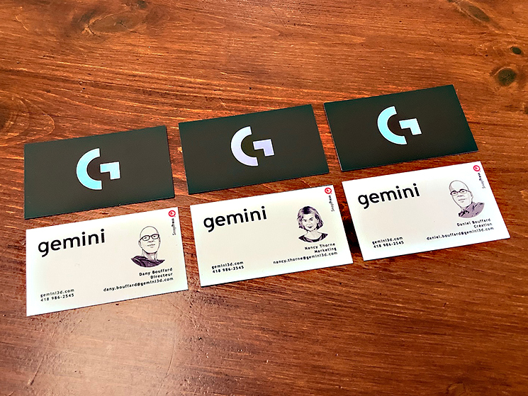 Gemini business card