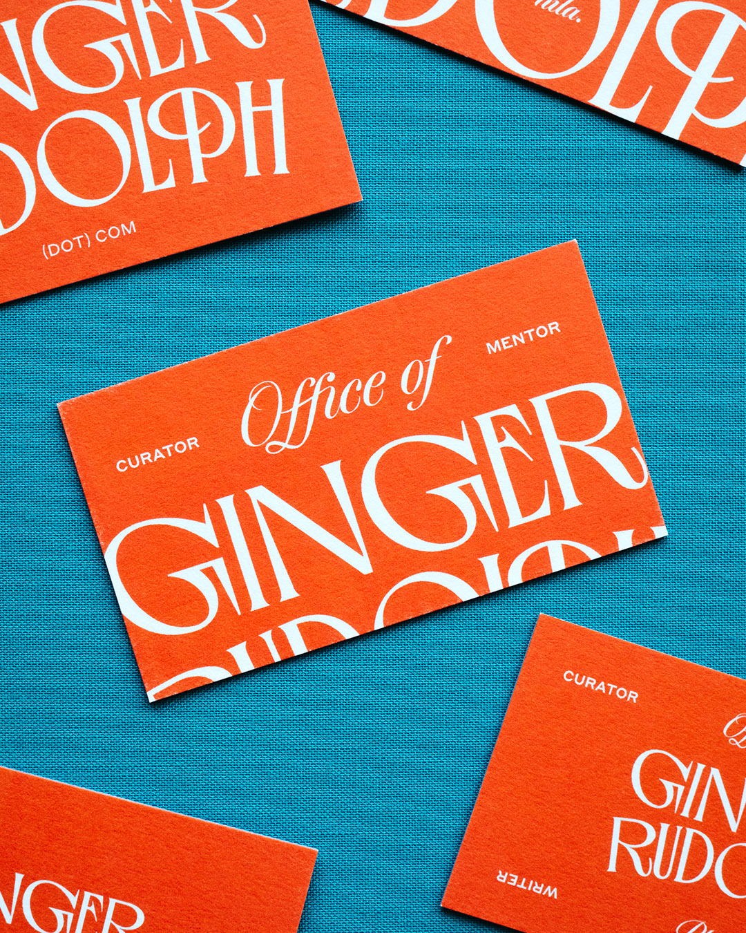 Ginger Rudolph art curator business cards_01
