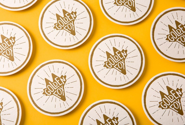 Golden Fox Brewing business cards