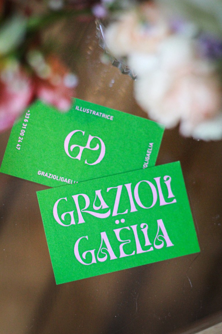 Grazioli Gaëlia illustrator business cards