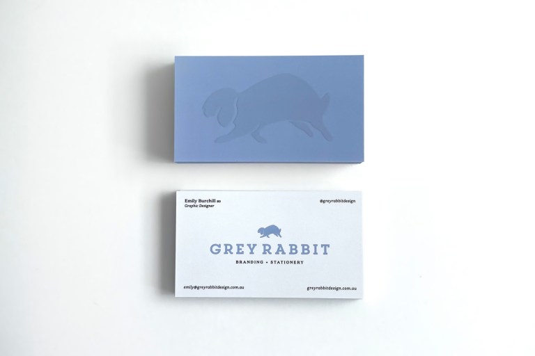 Grey Rabbit Design business cards