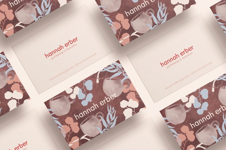 Hannah Erber business cards