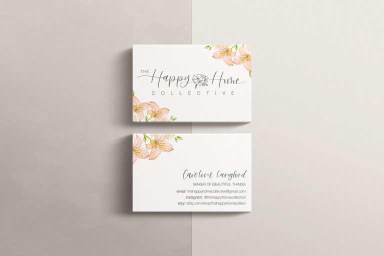 Happy Home Collective business cards