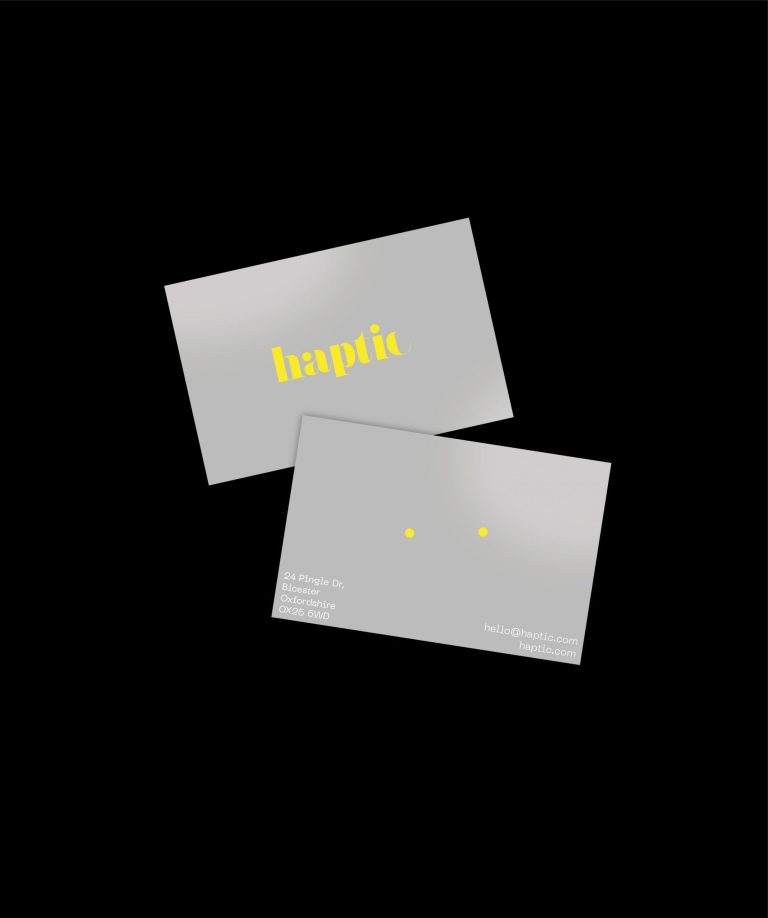 Haptic business card