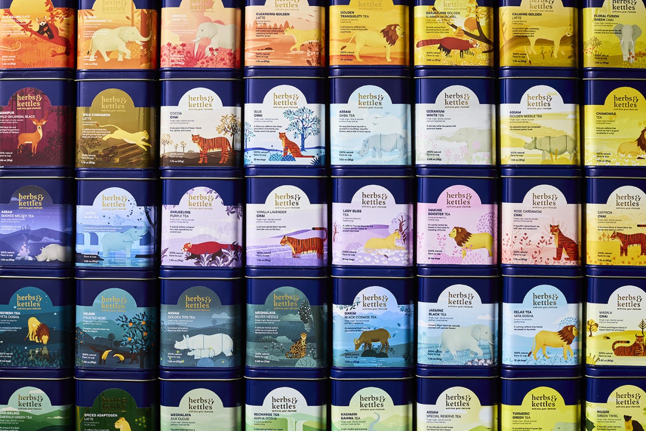 Herbs & Kettles packaging designs