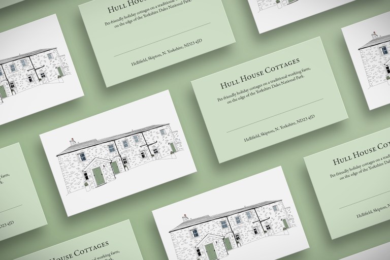 Hull House Farm Cottage business cards
