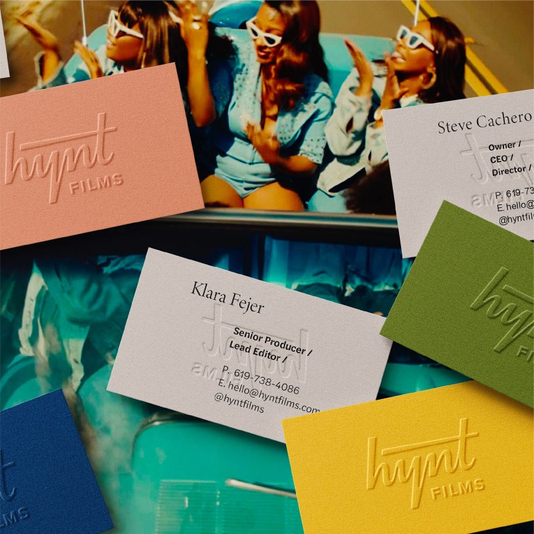 Hynt business cards