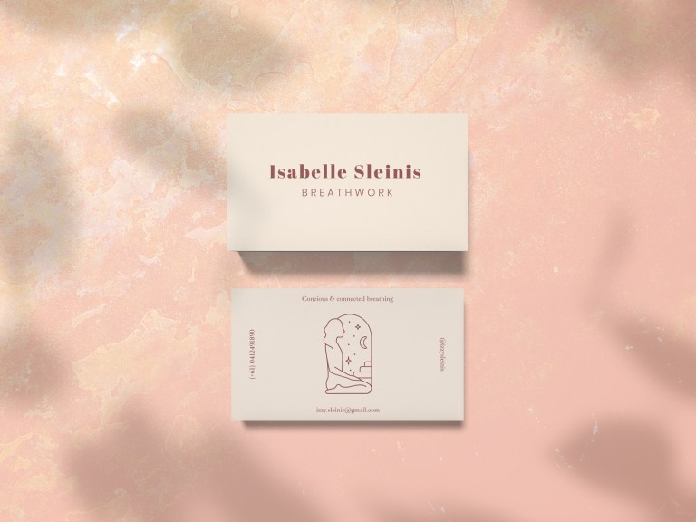 Isabelle Sleinis business card