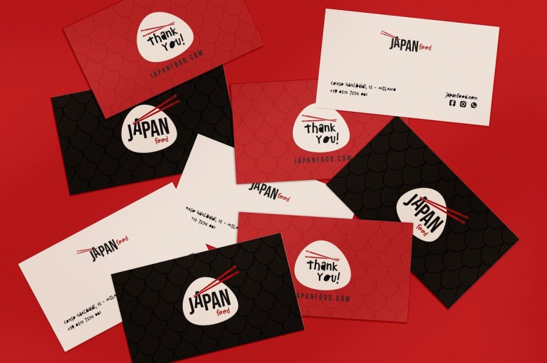 Japan Food business cards